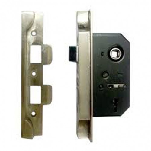 57mm Zinc Pataam Mortise Lock with BB or S/C Keyhole 